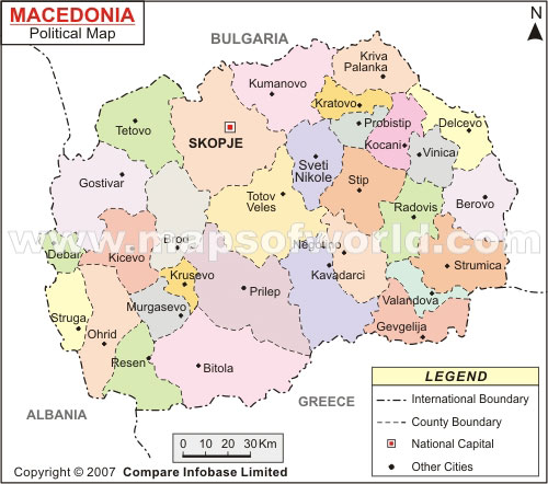 Bitola map